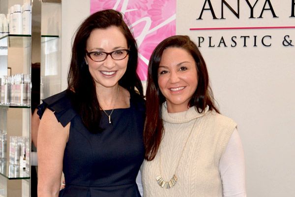 Dr. Anya Kishinevsky with a patient